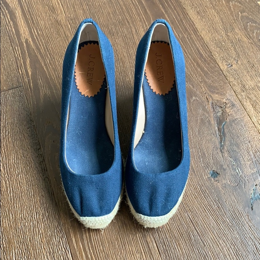 J Crew Espadrille Wedges